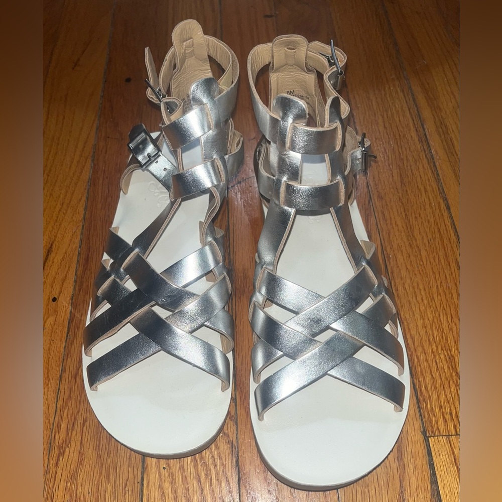 Latigo silver strappy sandals limited edition